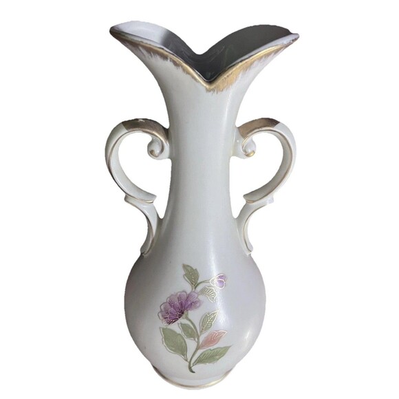 Meissen Porcelain Vase w/ 2 Blue Crossed Arrows Hand Painted. Gold Trim - Picture 11 of 16